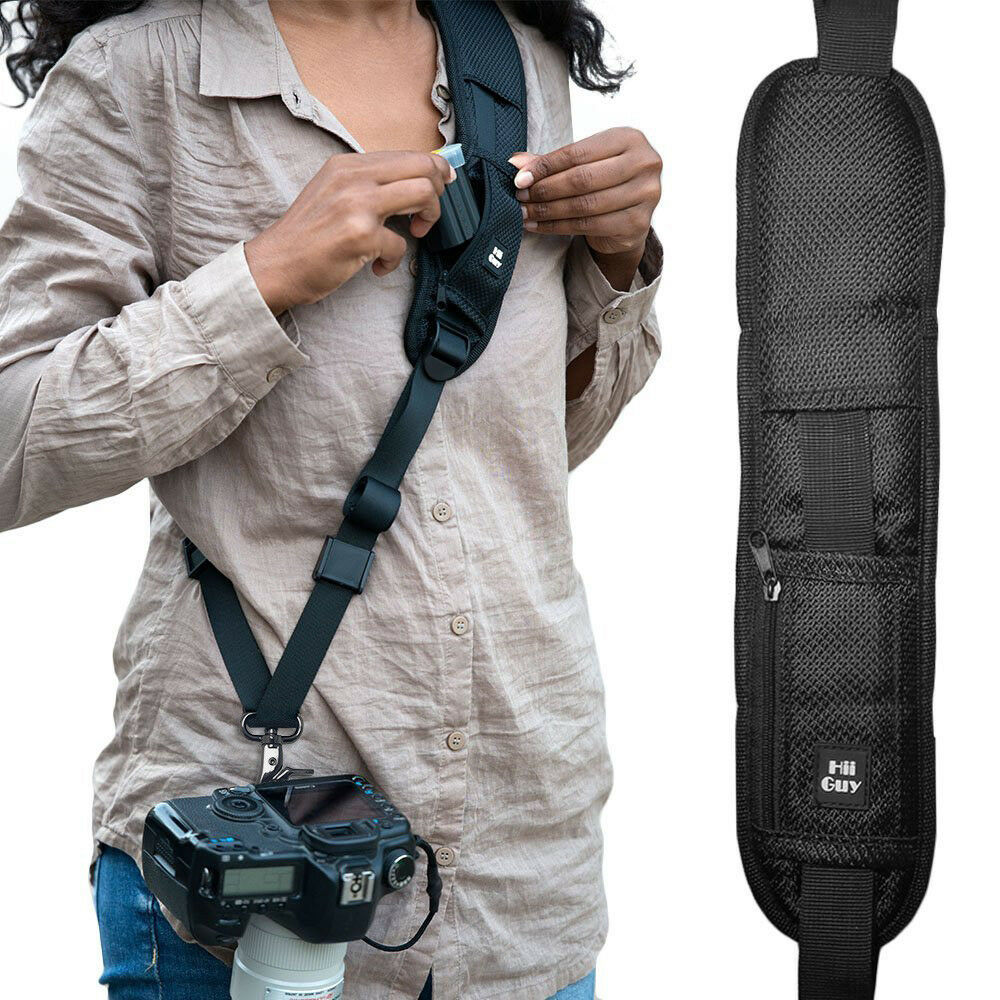 Hiiguy Camera Strap Nikon L Canon, Extra Long Neck Strap With Quick Release
